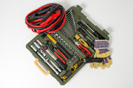 Vehicle tool kit with seven assorted tools