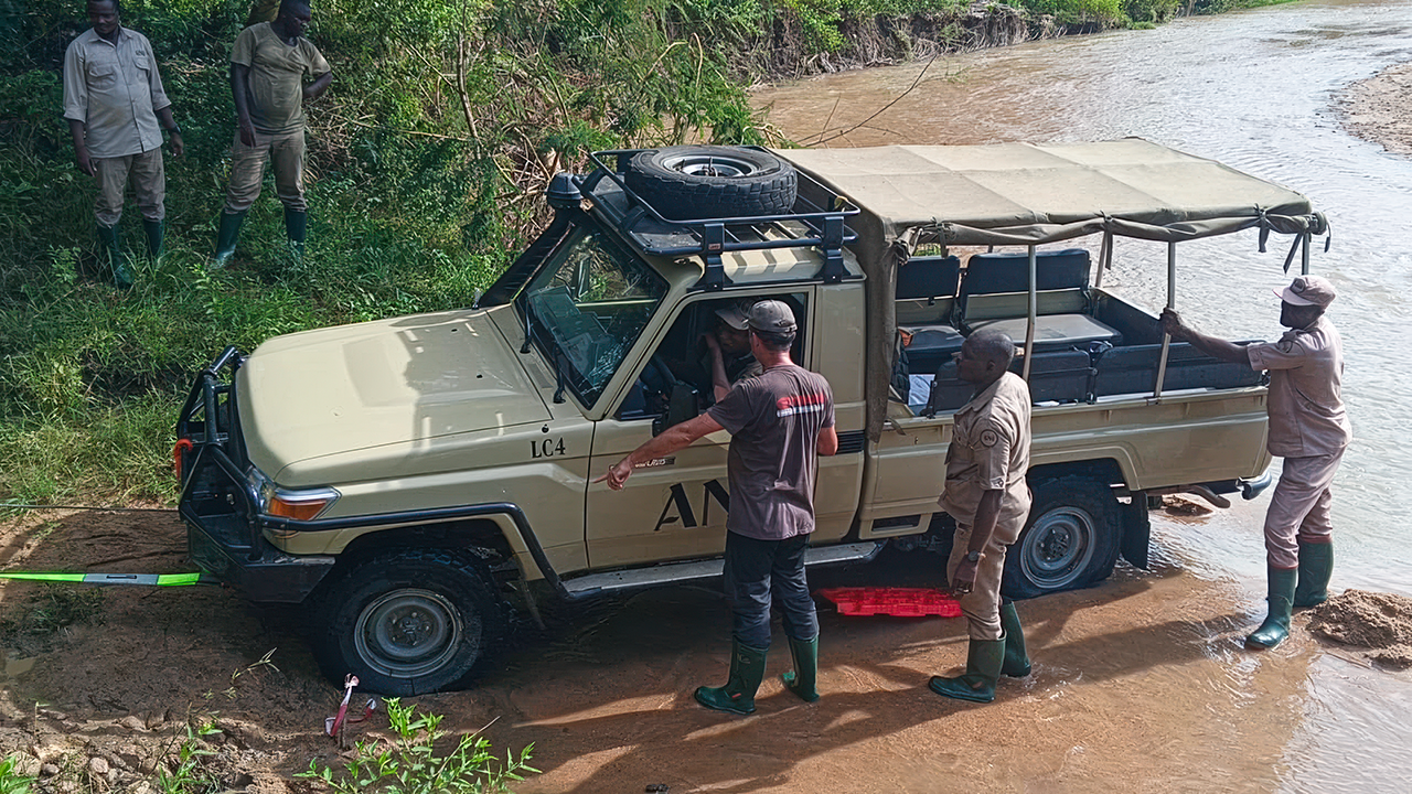 Véhicules de patrouille Toyota Land Cruiser pour les équipes de conservation d'ANI au Nigeria